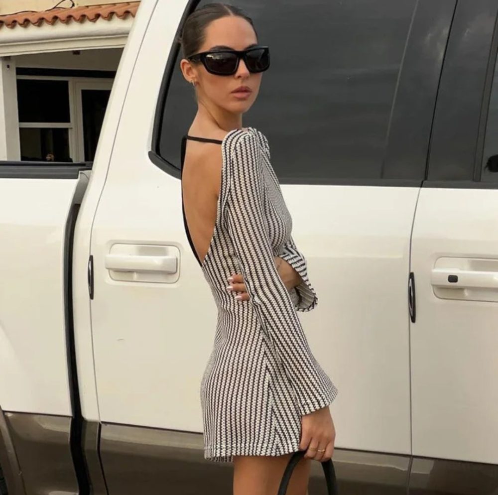 Lisette Chic Mini Dress - Image 2