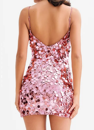 Imogen Sequin Mini Dress - Image 2